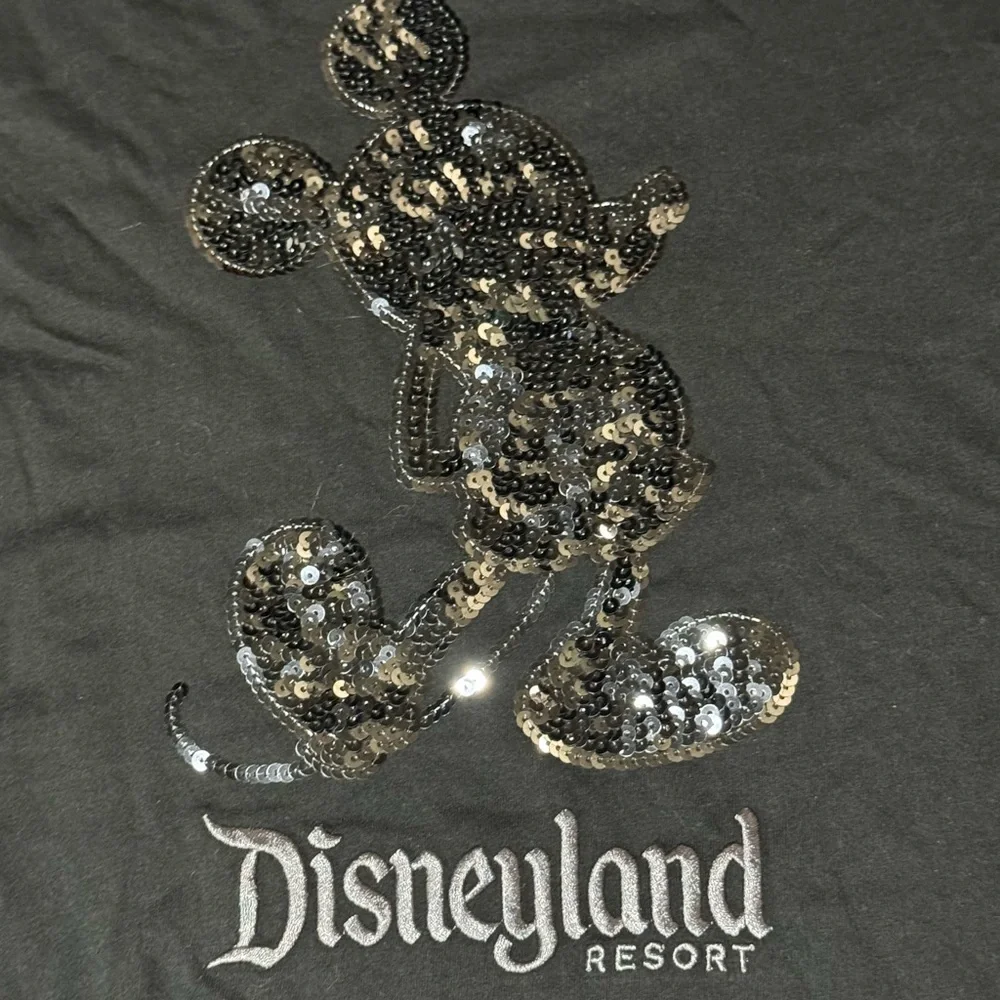 Disney Black T-Shirt with Sequence Mickey Design - Picture 2 of 5